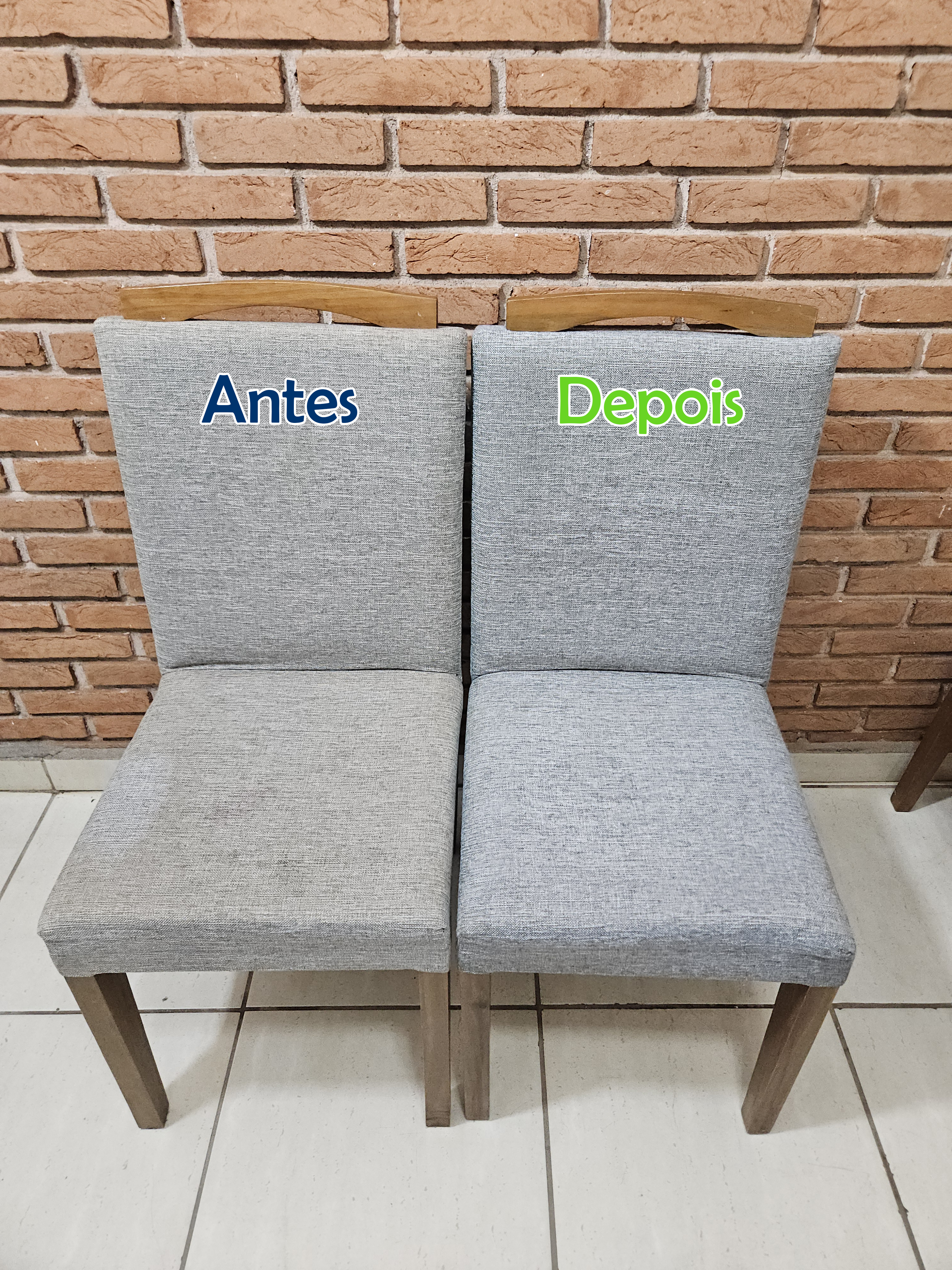 Cadeira de Jantar - Antes e Depois